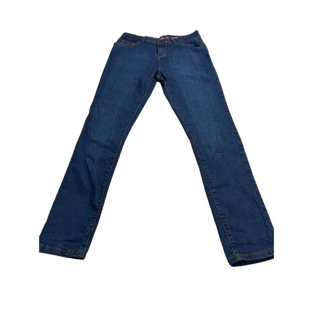 The Childrens Place Girls Super Skinny Fit Jeans Size 10 Blue Stretch Denim